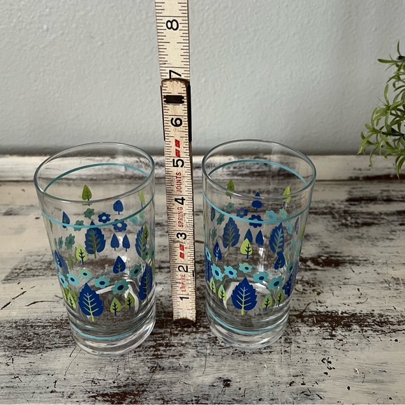 Marcrest Swiss Alpine Chalet Juice Glasses MCM 60’s Weighted 8oz Set of 2 EVC - Picture 10 of 10